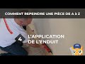 Lapplication de lenduit  comment repeindre une pice