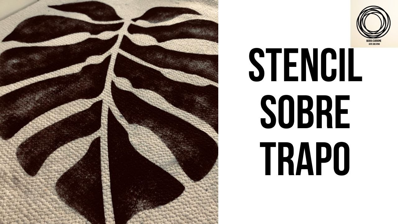 Stencil sobre trapo