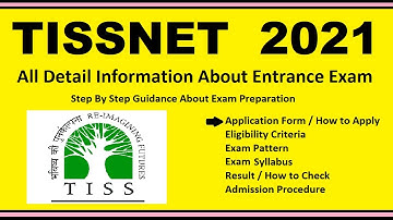 TISSNET 2021 - Notification, Dates, Application, Eligibility, Admit Card, Pattern, Syllabus, Result