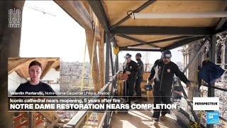 Notre-Dame carpenter Valentin Pontarollo on his joy at completion of cathedral's roof • FRANCE 24