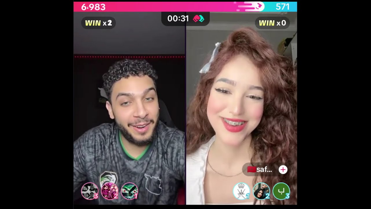 نزار مع صفا المغربيه حب نزار حكمها تفتح شعرها 😱 وانصدم من جمالها وصار يتغزل فيها