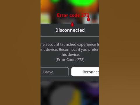 ERROR CODE 273! - YouTube