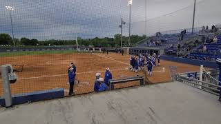 Mallory Peyton's walk-off hit to lead Kentucky softball over South Carolina (May 8th, 2021)