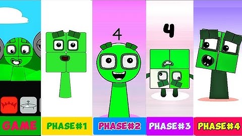 My NEW! Sprunki OC: Four (from Numberblocks) | Game, Phase 1, Phase 2, Phase 3, Phase 4