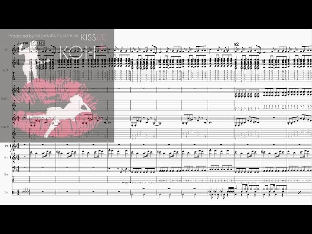 Band-Score]KISSして(KOH+) - YouTube