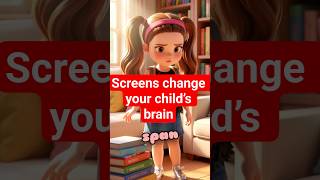 Is screen time ruining your child's ability to focus? #parenting #childdevelopment #shorts