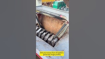 Trial machine of double-shaft shredder produced by Henan Shunzhi #recycle #shredder