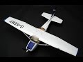 fms cessna 182 1400mm Sky Trainer V2 - fmsmodel PNP G-KEMY Blue build