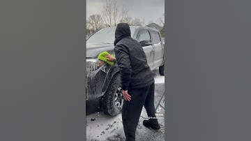 Exterior washing using double bucket method #shorts #viral #asmr