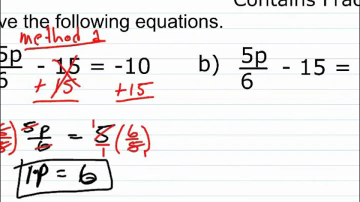 How to Solve Multi-Step Equations with Fractions and Decimals | Algebra 1 Help