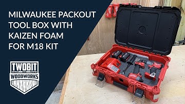Organizing a Milwaukee Packout Tool Box with Kaizen Foam | DIY Shop Project