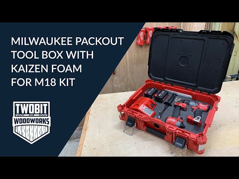 Organizing a Milwaukee Packout Tool Box with Kaizen Foam | DIY Shop Project