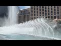 Bellagio Fountains ⛲ Tiesto's "Footprints / Rocky / Red Lights" (afternoon, 19 October 2019)