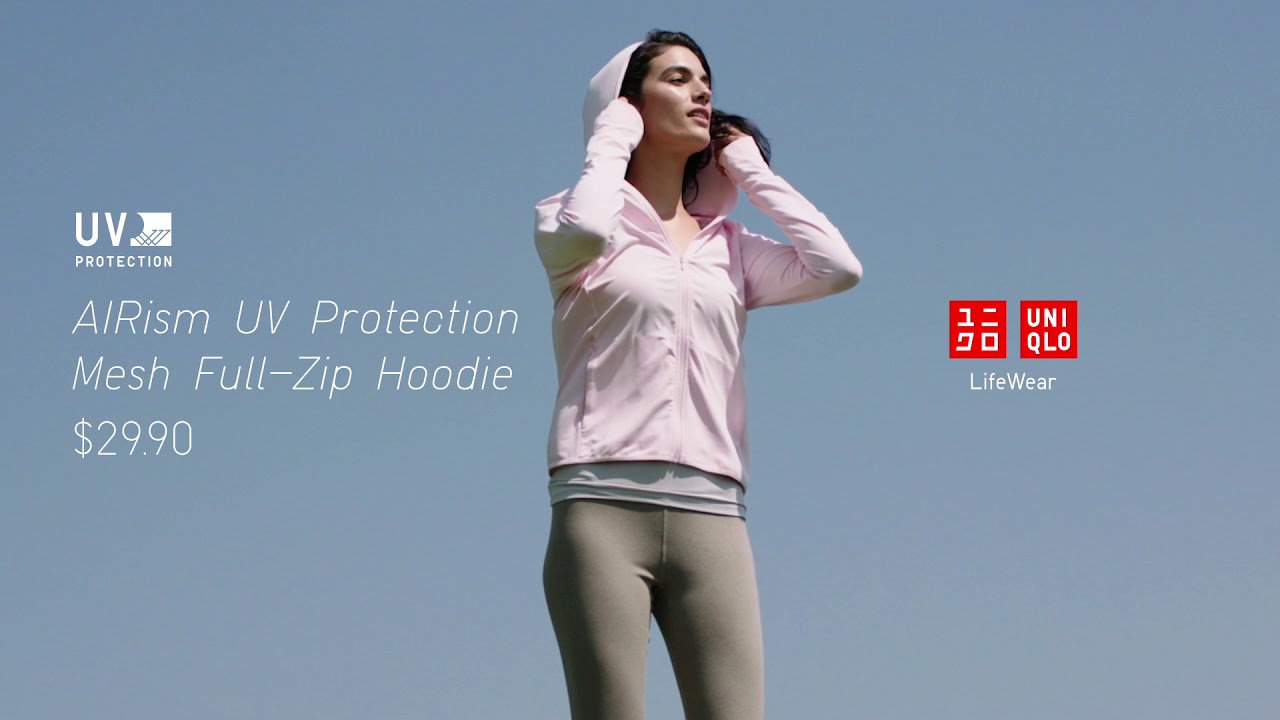 WOMEN) AIRism UV Protection Mesh Hoodie 