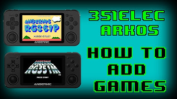 Anbernic RG351P & RG351M | How to Add Games to 351Elec or ArkOS