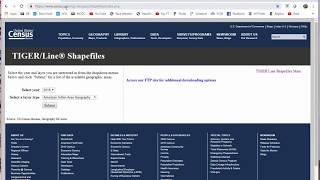 TigerLine Data 2019 US Census