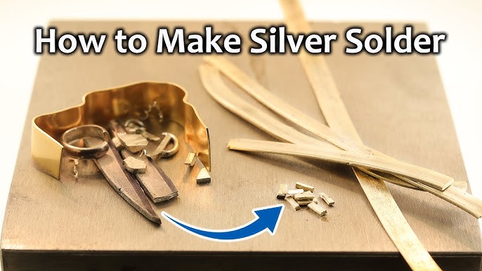 How to Solder Silver (or Gold) with Solder Paste, Strip and Wire demo HD 