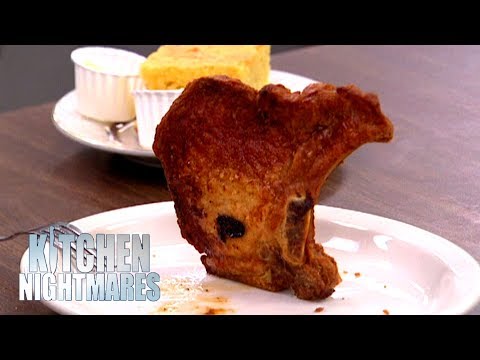 Gordon Ramsay's Pork Chop Looks Like A Map Of The USA | Kitchen Nightmares