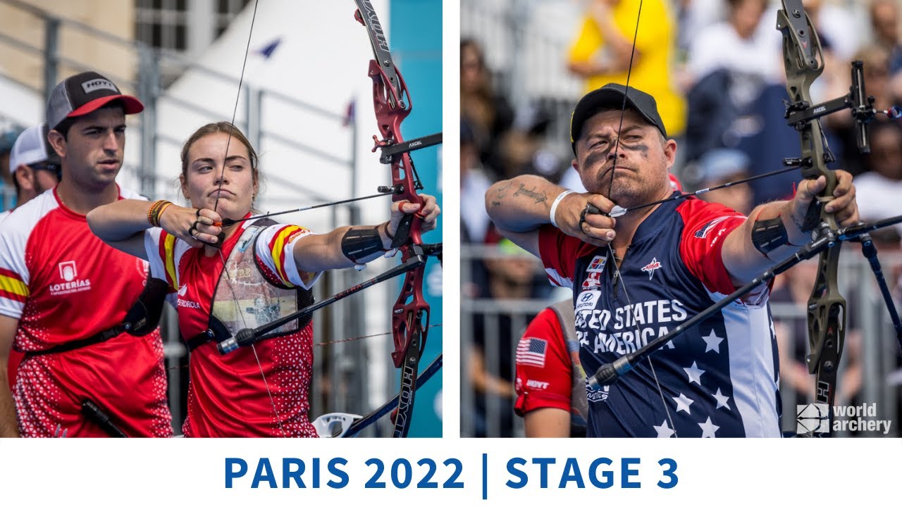 Spain v USA – recurve mixed team gold | Paris 2022 World Cup S3
