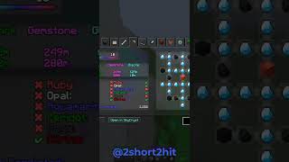 Streamers react to my 300 mil gemstone powder #shorts #hypixelskyblock