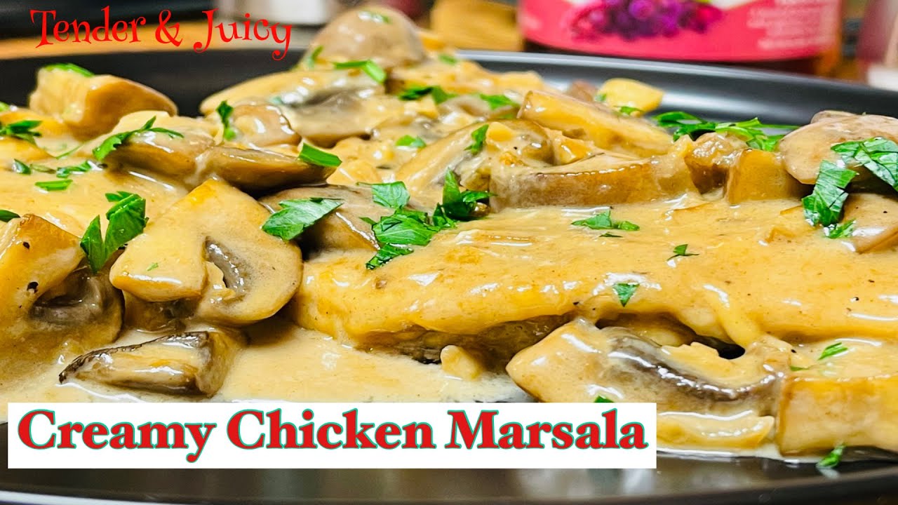 Creamy Chicken Marsala Recipe Halal Chicken Marsala Recipe Use Wine