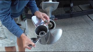 Installing a Solas propeller on a 2019 Mercury ProXS 115. Solas Props For Mercury