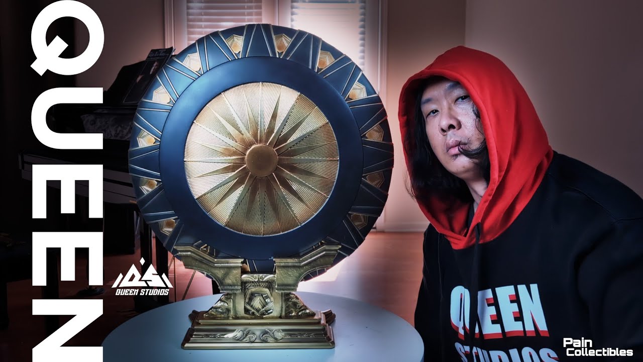 Queen Studios: Чудо-женщина: копия щита в натуральную величину | Металлическая версия | Распаковк...