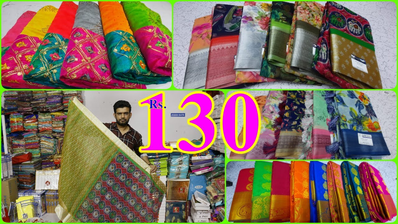 Madina Wholesale Sarees With Price Saree Wholesale Market in