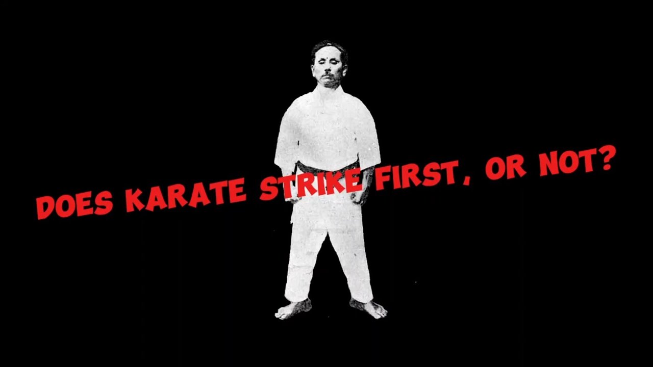 Is Karate Really Not Strike First? Funakoshi Gichin vs Mas Oyama