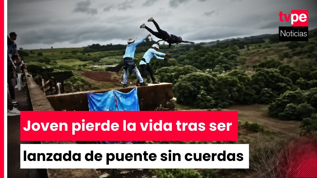 Tragedia en Brasil: joven muere tras caída en puenting