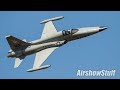 F-5 Freedom Fighter Flybys - Northern Illinois Airshow 2017
