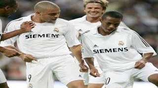 Ronaldo , Robinho And Julio Baptista Dancing Resimi