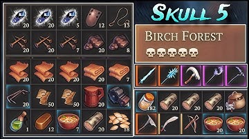 Grim Soul - Easy Farming In North❗Skull 5❗Brich Forest ❕