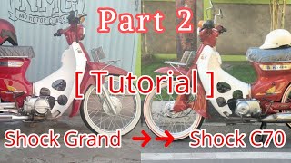 Modifikasi C70 - Astrea Grand Jadi Lebih Klasik