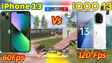 iPhone 13 vs iQOO 13 | Epic 1v1 TDM 60 FPS vs 120 FPS
