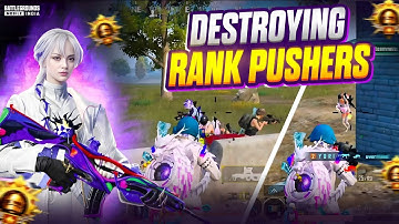 Destroying Conqueror Lobby Rank Pushers 🔥 Fastest 1v4 Player | Intense Solo vs Squad Gameplay | BGMI