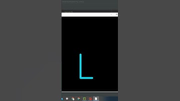 "L" alphabet (#12) | Draw "L" alphabet in python by using turtle | #coding #python #turtle #L