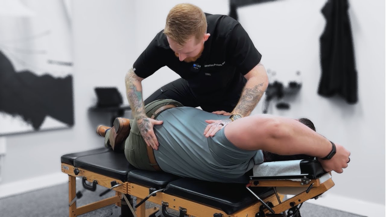 Low Back Pain Relief for Weightlifter // Chiropractic Adjustment YouTube