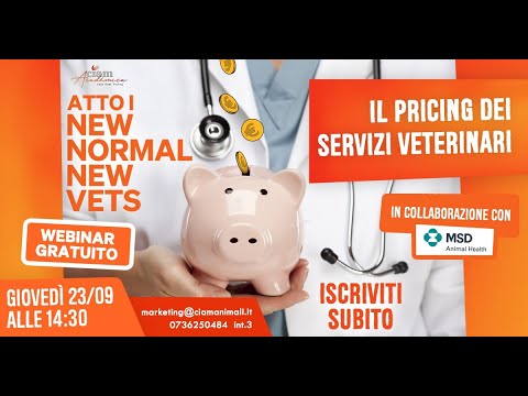 WEBINAR - Il Pricing dei Servizi Veterinari