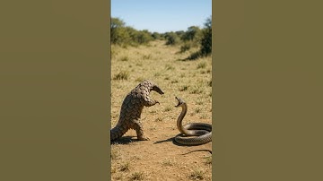 Don’t Blink! The Pangolin Clashes with the Snake… Who Will Strike First? (AI Generated)