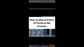 🎮 How to play at Prince of Persia in the browser #shorts screenshot 1