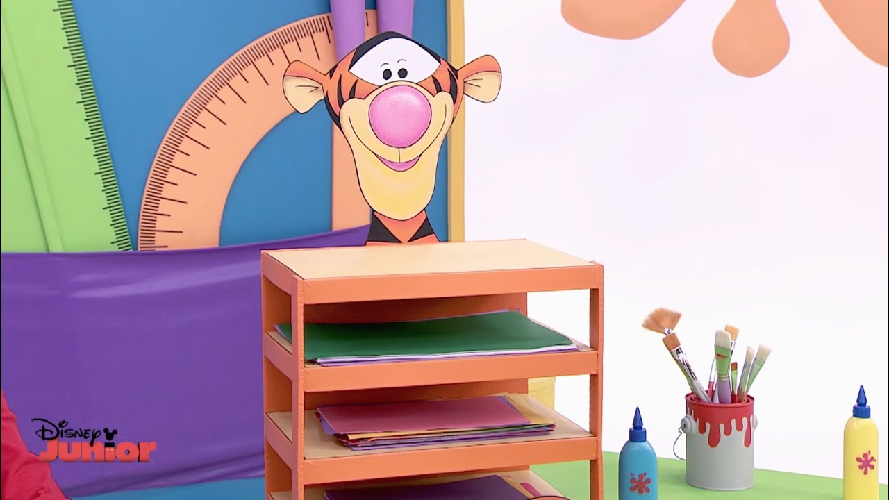 Art Attack - Tigger Organizer - Official Disney Junior UK 