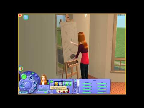 Sims 2 Betsy Ross painting