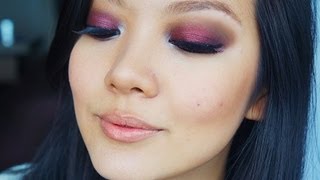 Makeup Tutorial: Easy Cranberry / Purple Smoky Eye (Great for Monolids)