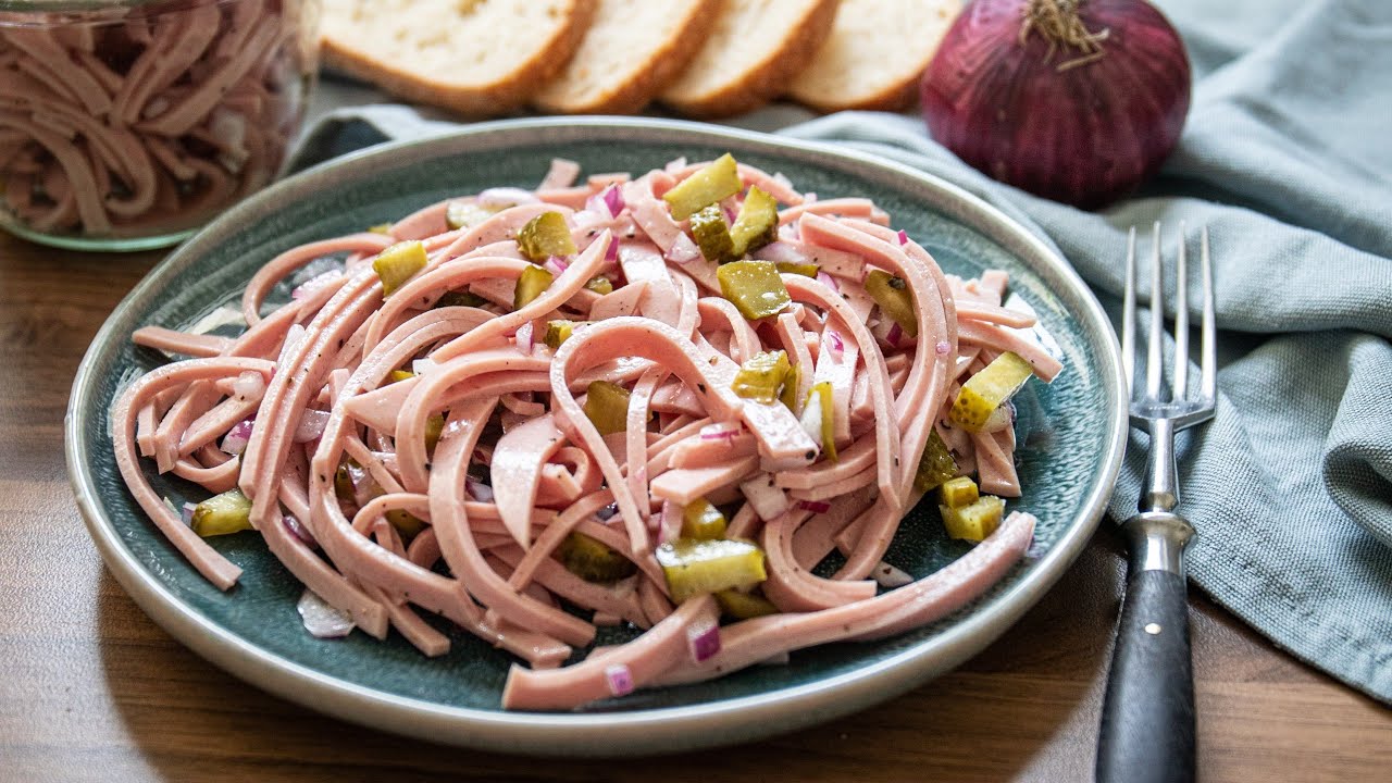 Bayerischer Wurstsalat selber machen - #KeksMitOhren - YouTube