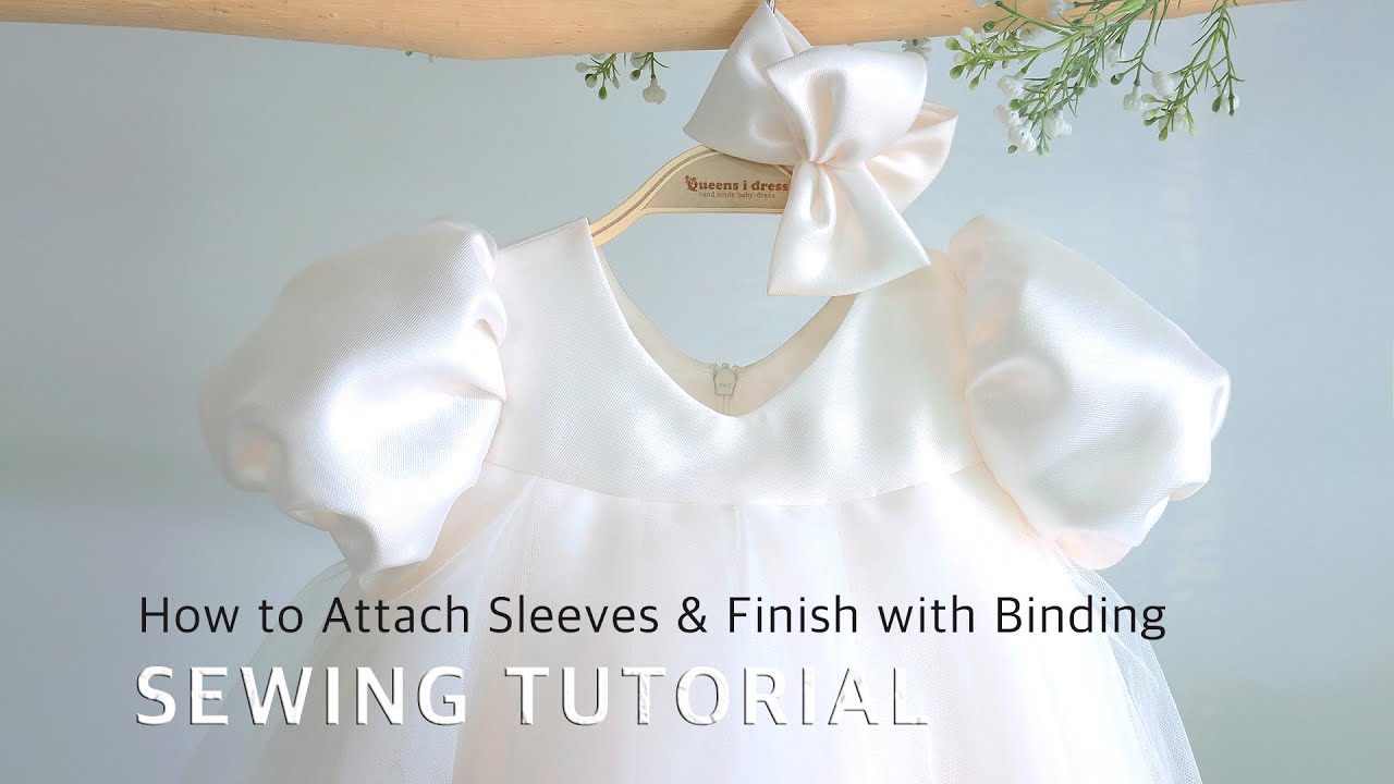 How to Attach Sleeves & Finish Armholes with Bias Binding | Sewing Tutorial