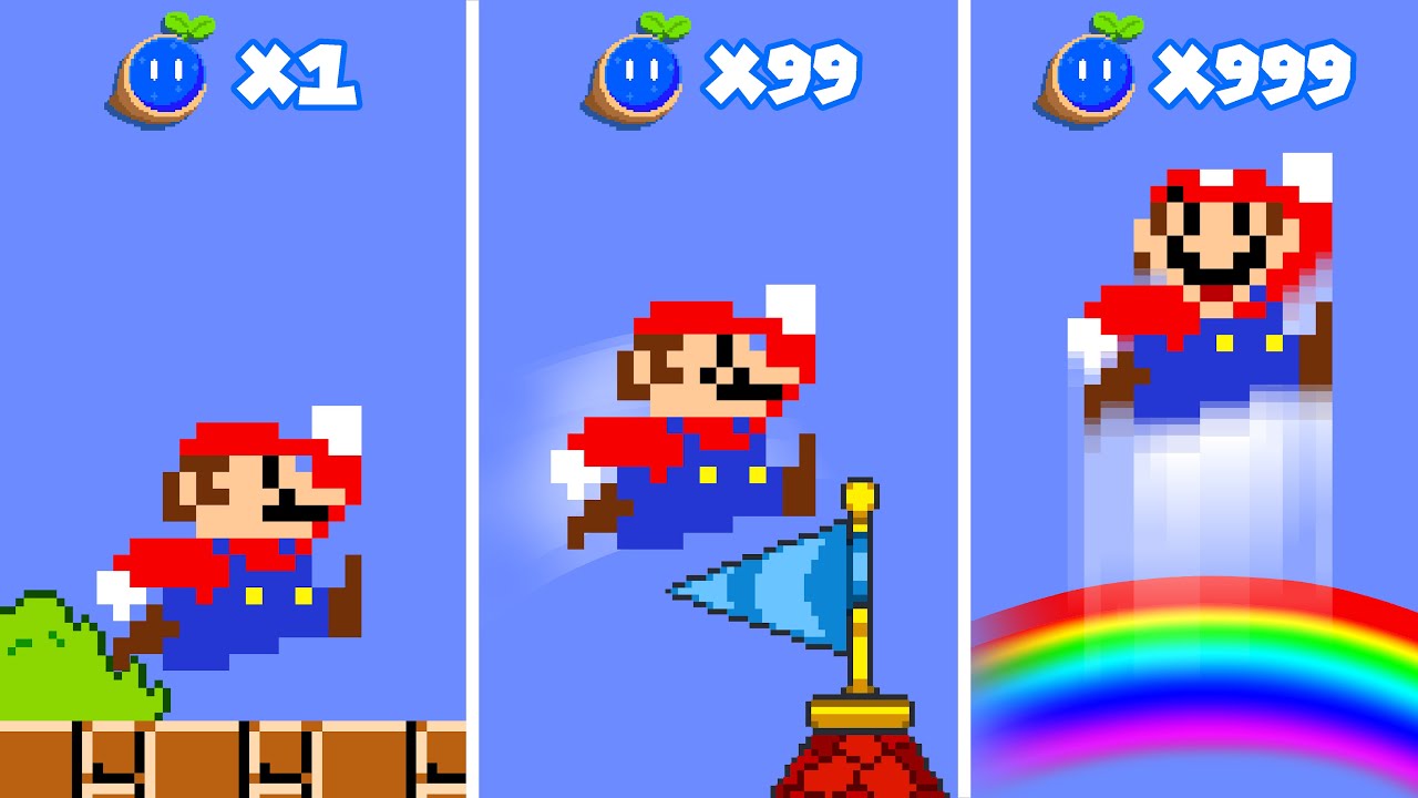 Mario Wonder. But Every Seed Makes Mario's JUMP HIGHER Everything | 2TB STORY GAME