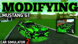 Modifying Mustang Gt | Car Simulator 2 | New Update