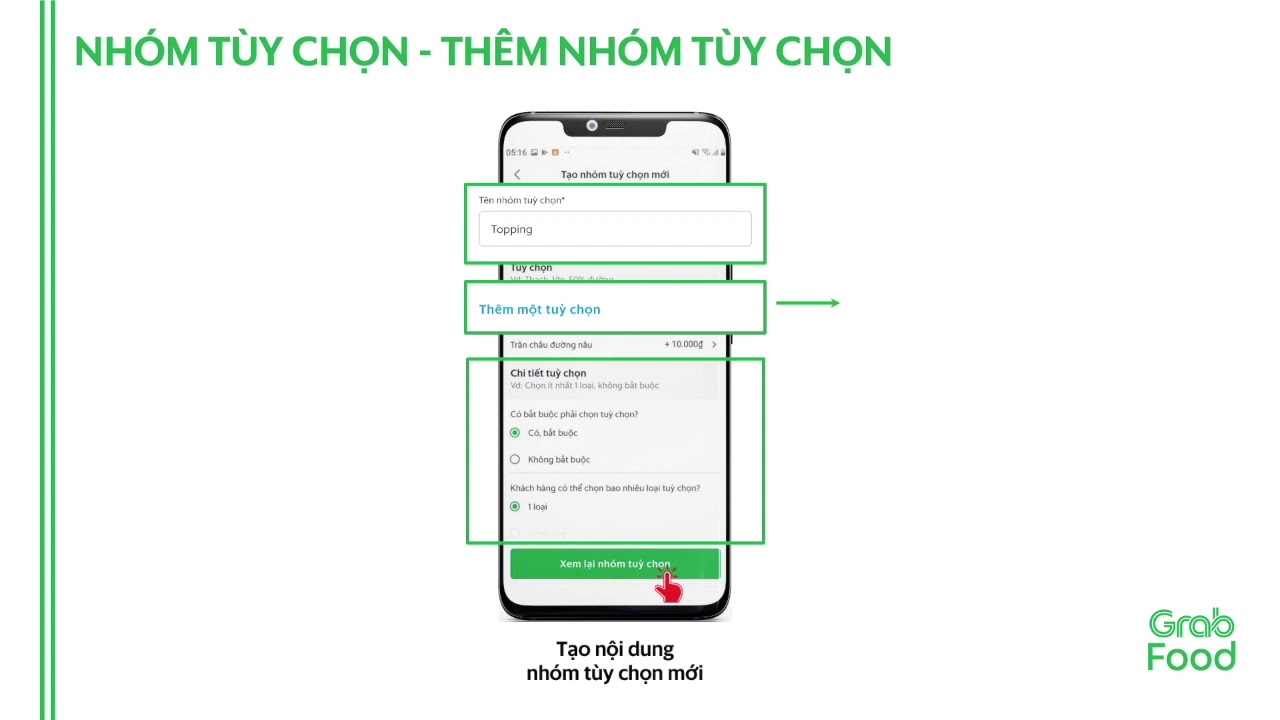 [GrabFood] Hướng dẫn sử dụng tính năng Tự chỉnh sửa thực đơn trên ứng ...