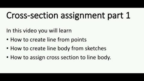 Ansys Cross-Section Assignment Part 1